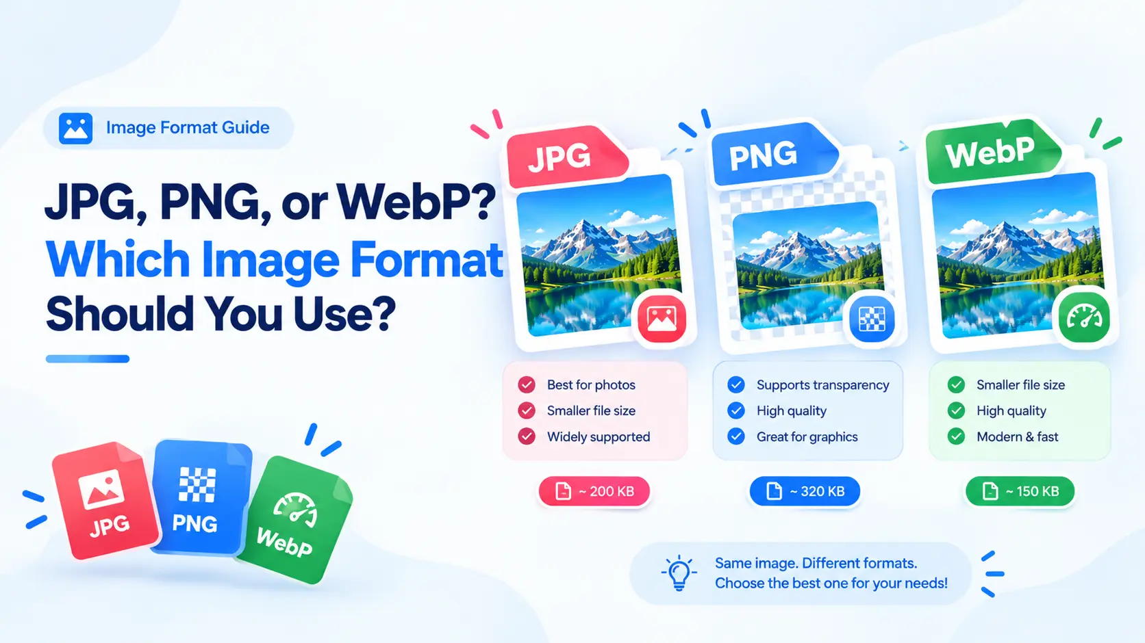 JPG PNG and WebP format cards
